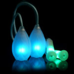 podpoi® v2 with capsule handles - led rechargeable glow poi with glow handles